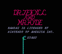 Dr. Jekyll and Mr. Hyde screenshot 3 for Famicom